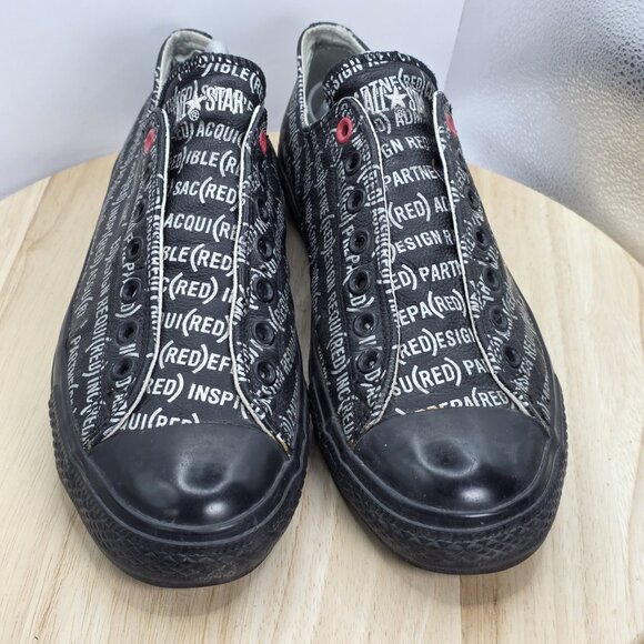 Converse All Star Product (Red) Black Sneakers Slip On Men’s 10 - Picture 3 of 10